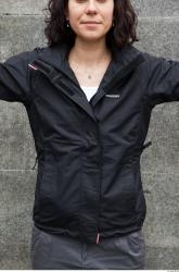 Upper Body Woman Casual Windbreaker Average Street photo references